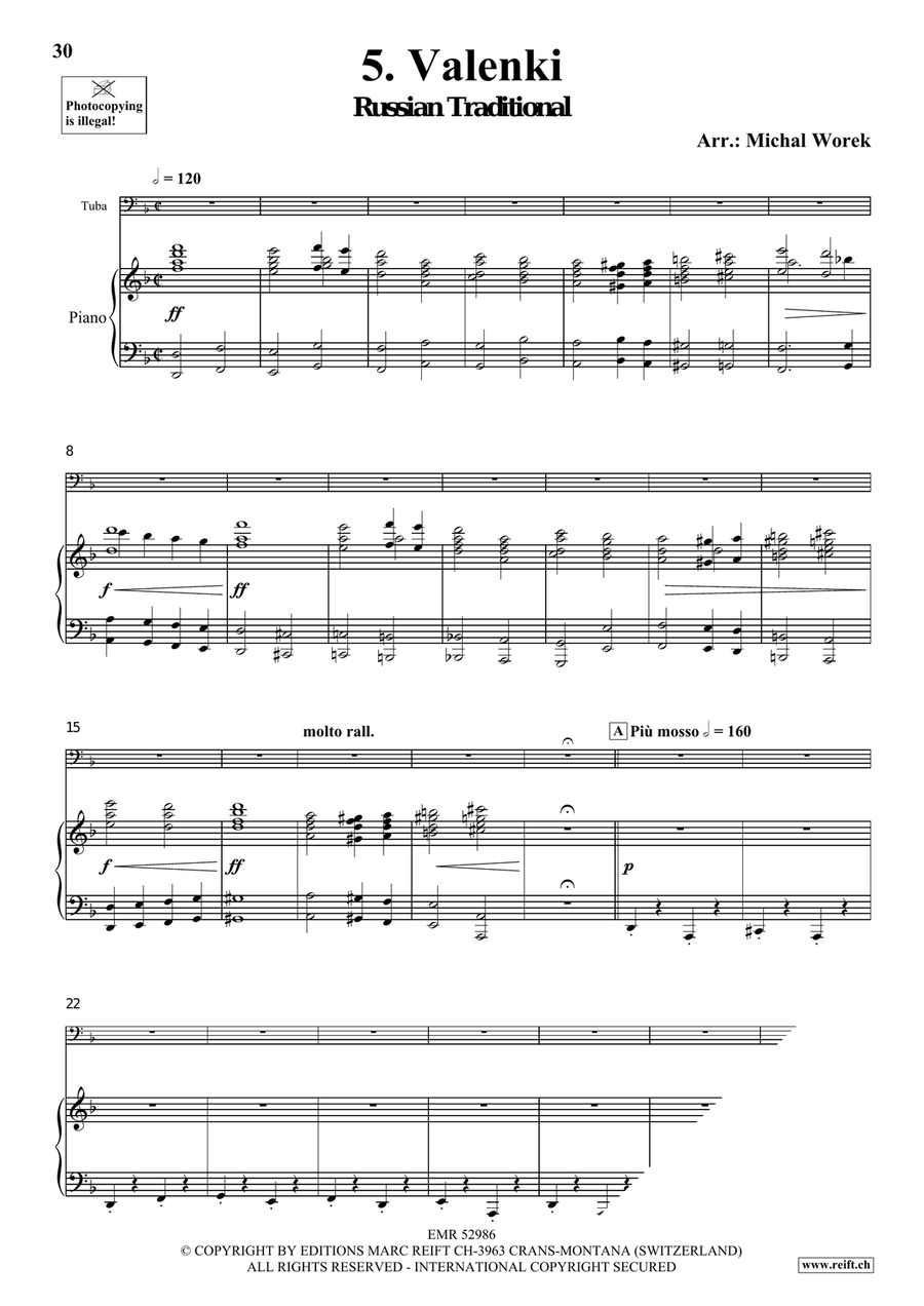 Around The World Volume 7 Tuba scores gallery preview page 9