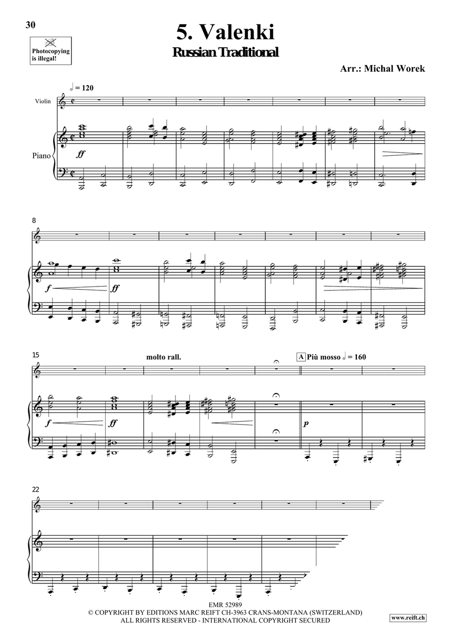 Around The World Volume 7 Violin Solo scores gallery preview page 9