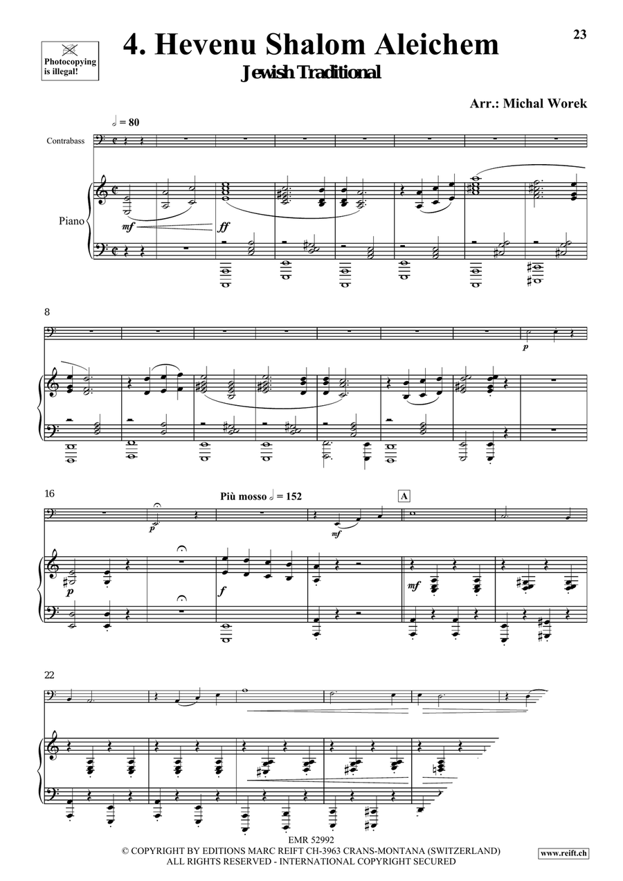Around The World Volume 7 Double Bass scores gallery preview page 8