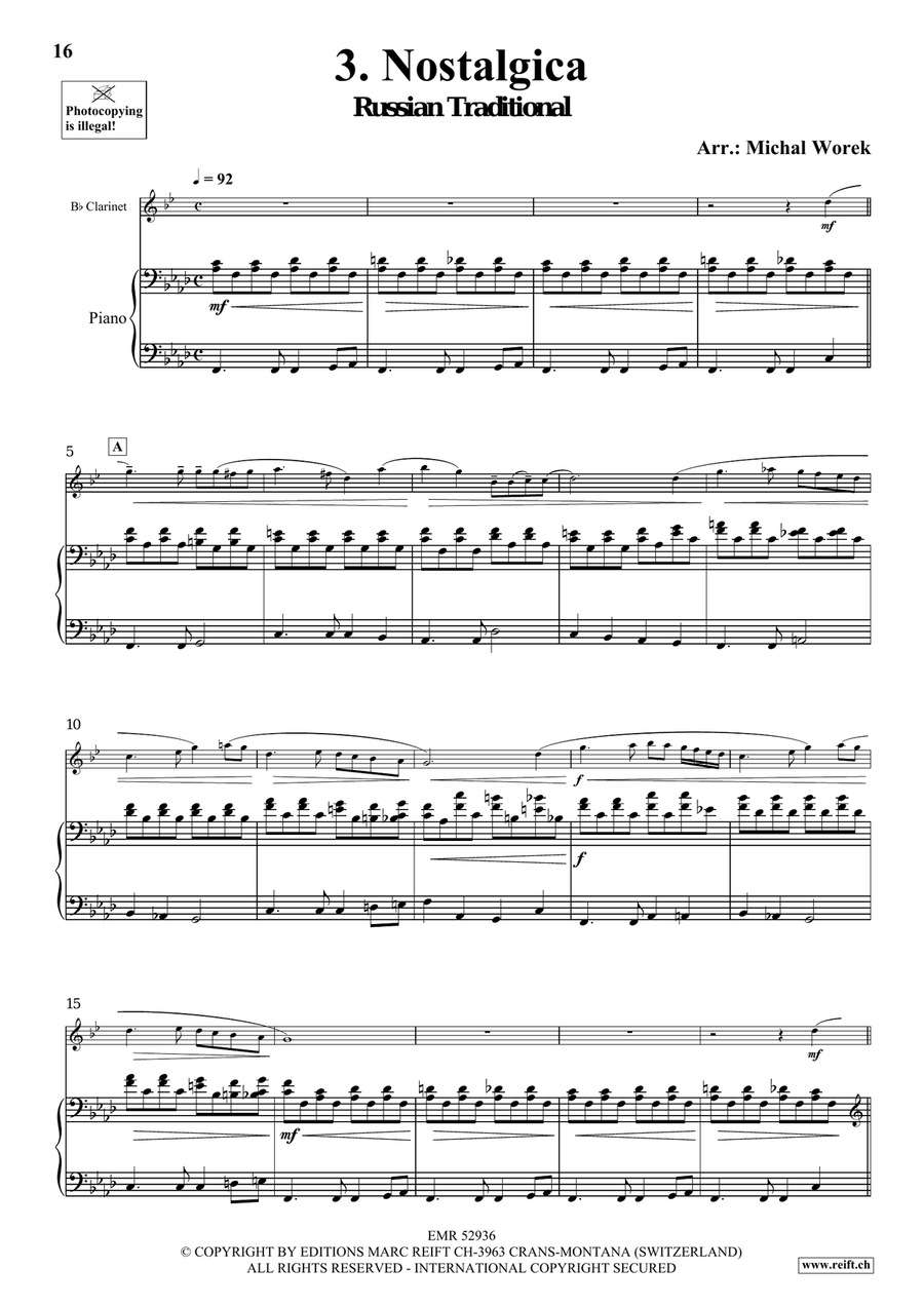 Around The World Volume 6 Clarinet Solo scores gallery preview page 9