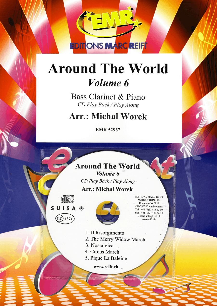 Around The World Volume 6 Bass Clarinet scores gallery preview page 1