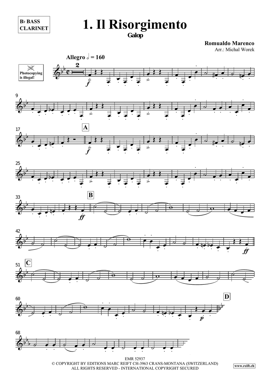 Around The World Volume 6 Bass Clarinet scores gallery preview page 4
