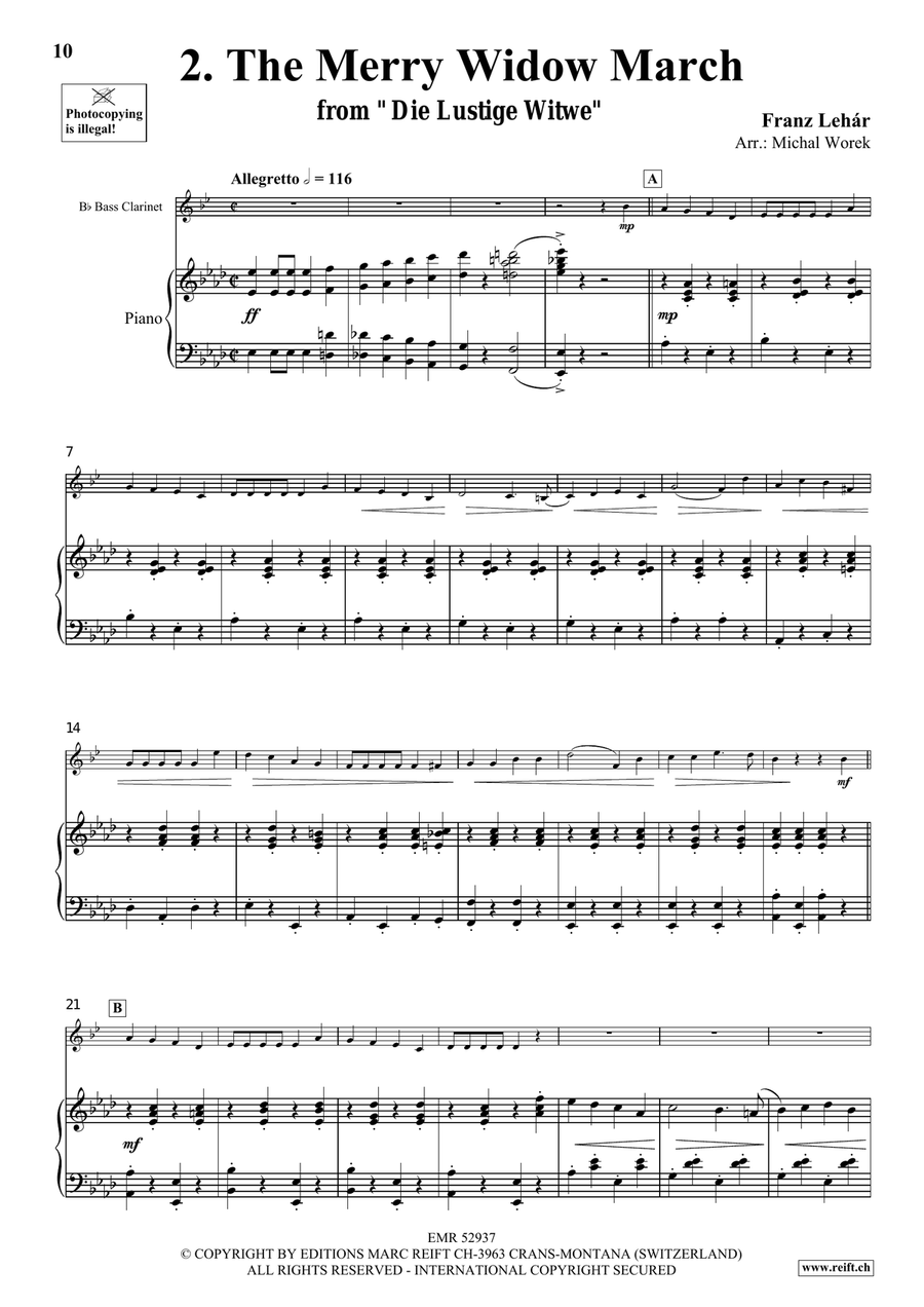 Around The World Volume 6 Bass Clarinet scores gallery preview page 7