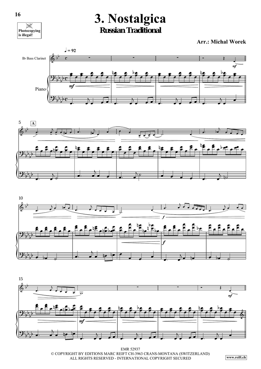 Around The World Volume 6 Bass Clarinet scores gallery preview page 9