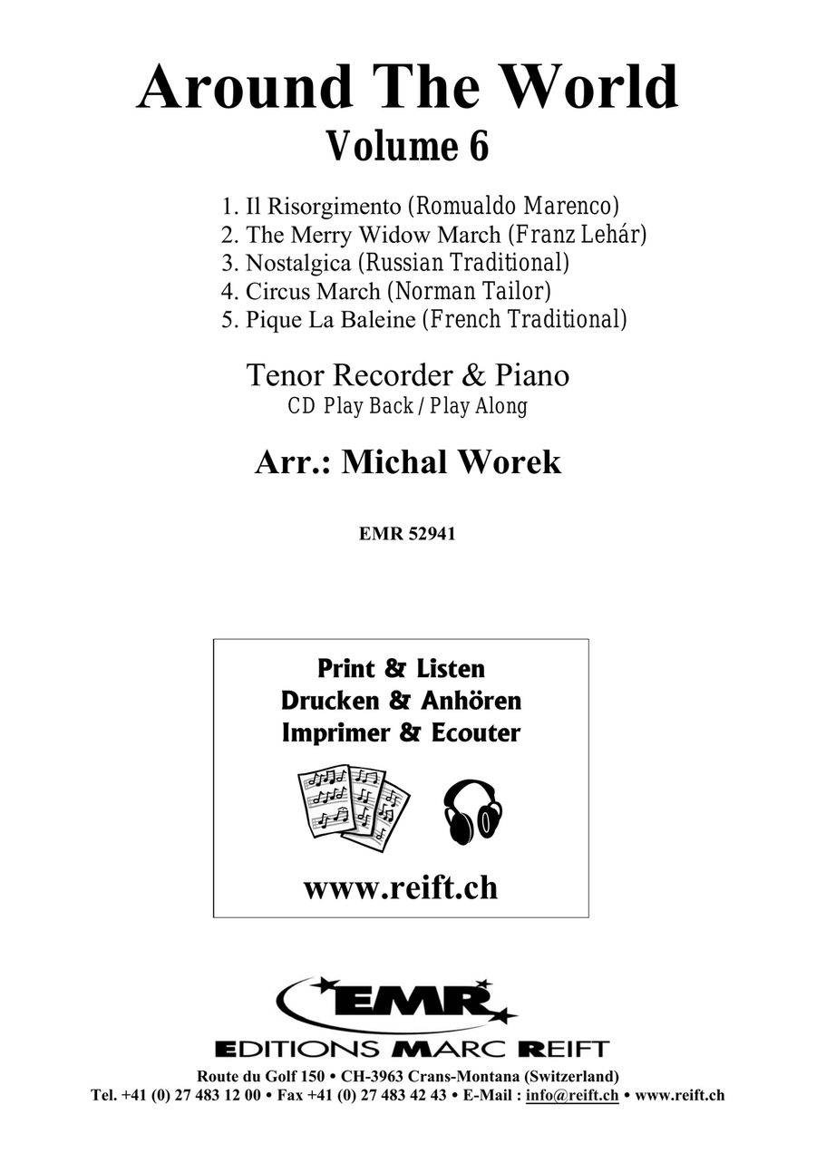 Around The World Volume 6 Tenor Recorder scores gallery preview page 2