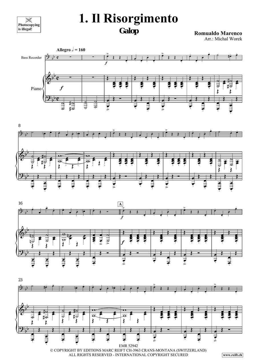Around The World Volume 6 Bass Recorder scores gallery preview page 5