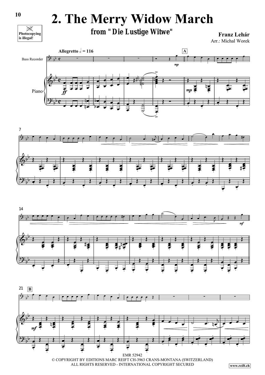 Around The World Volume 6 Bass Recorder scores gallery preview page 7