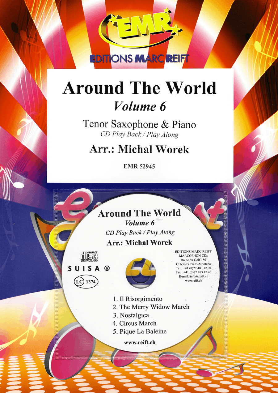 Around The World Volume 6 Tenor Saxophone scores gallery preview page 1