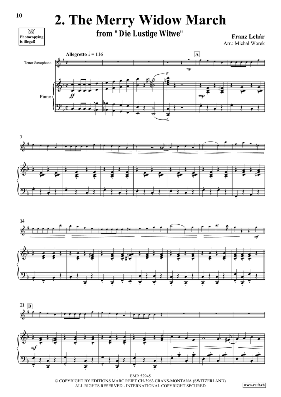 Around The World Volume 6 Tenor Saxophone scores gallery preview page 7