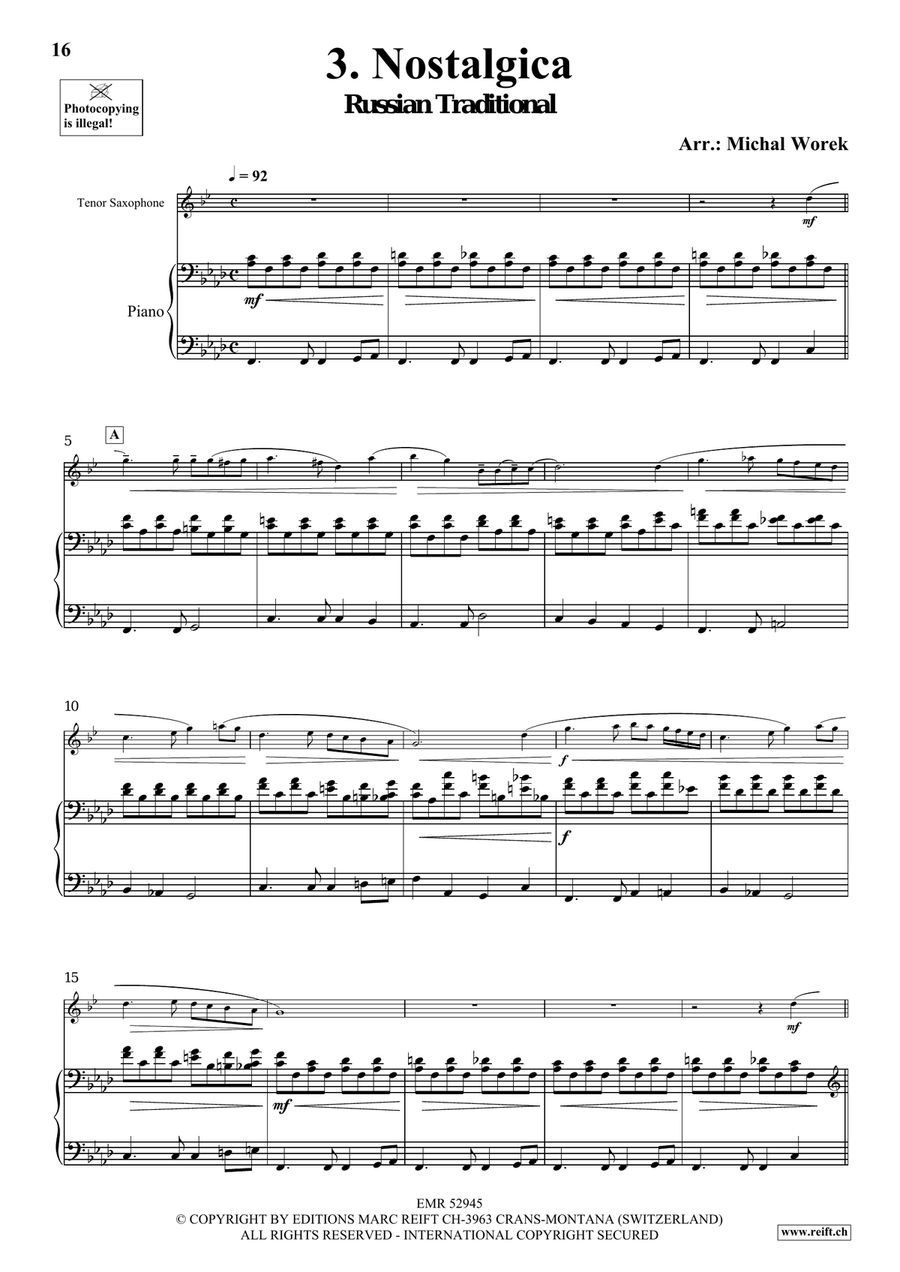 Around The World Volume 6 Tenor Saxophone scores gallery preview page 9