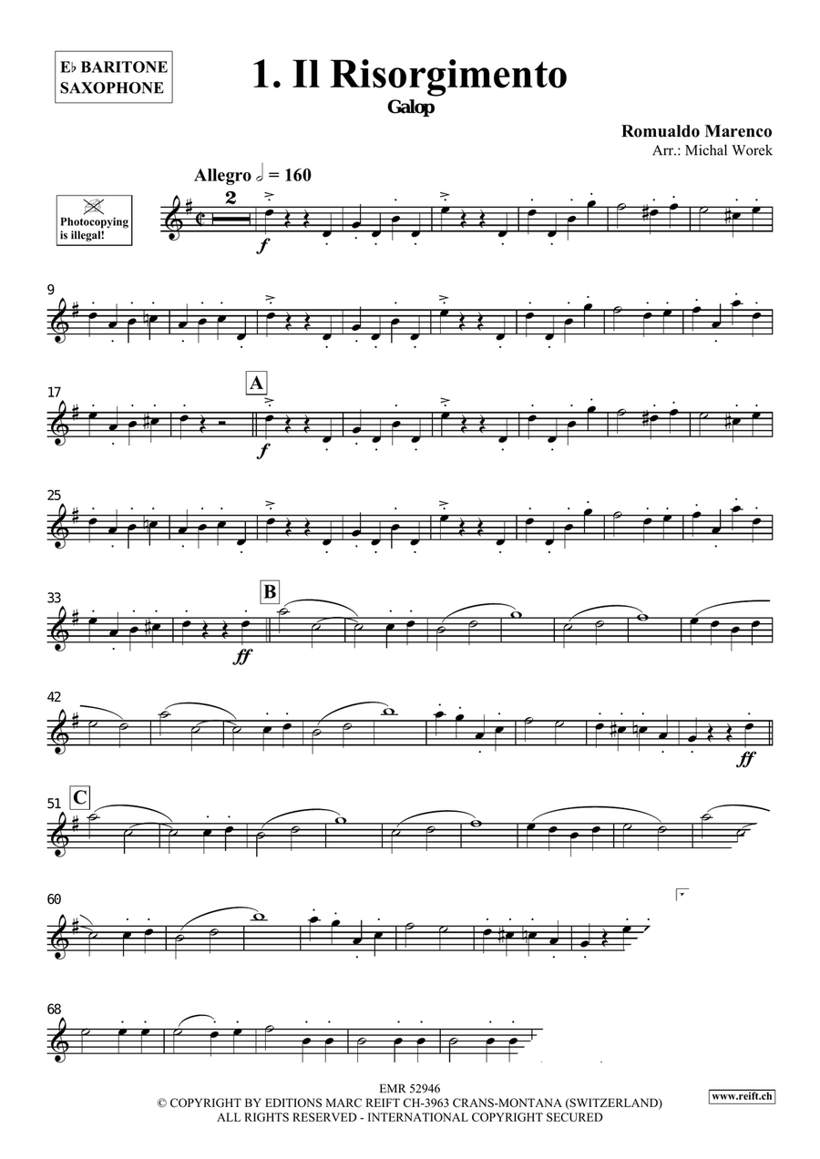 Around The World Volume 6 Baritone Saxophone scores gallery preview page 4