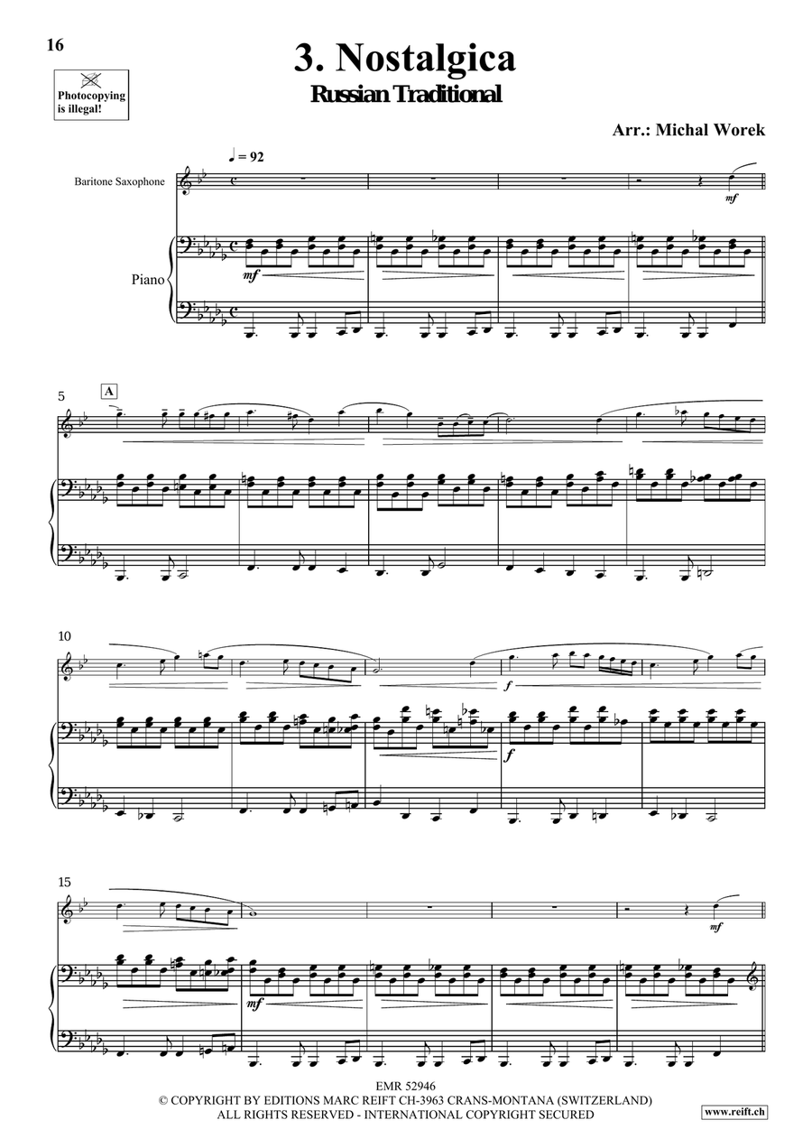 Around The World Volume 6 Baritone Saxophone scores gallery preview page 9
