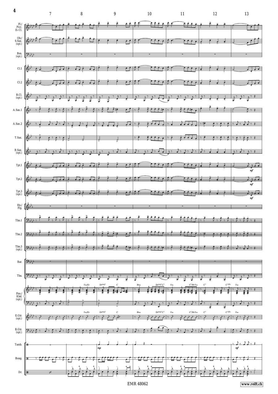 Bella Ciao Bella Ciao Concert Band scores gallery preview page 7