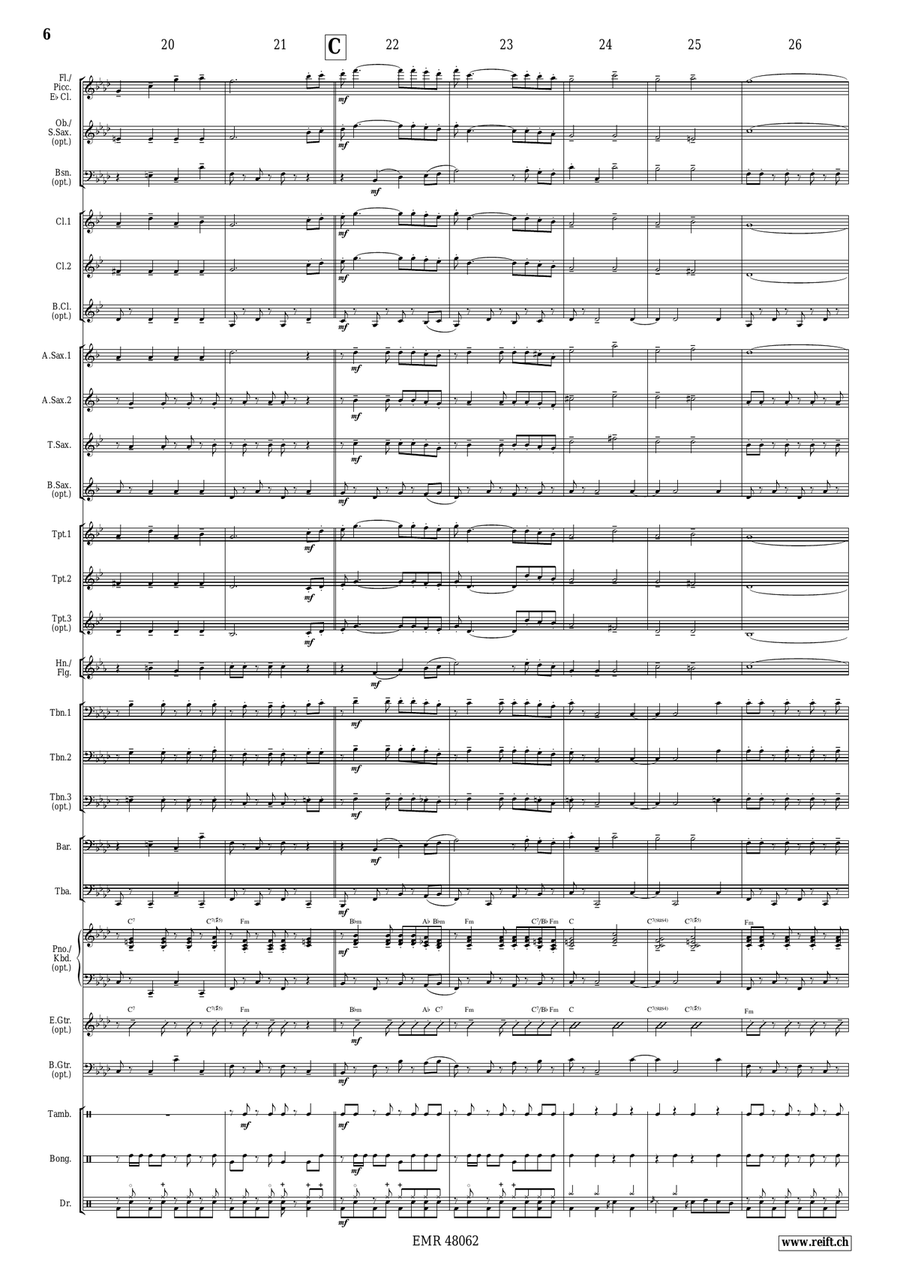Bella Ciao Bella Ciao Concert Band scores gallery preview page 9