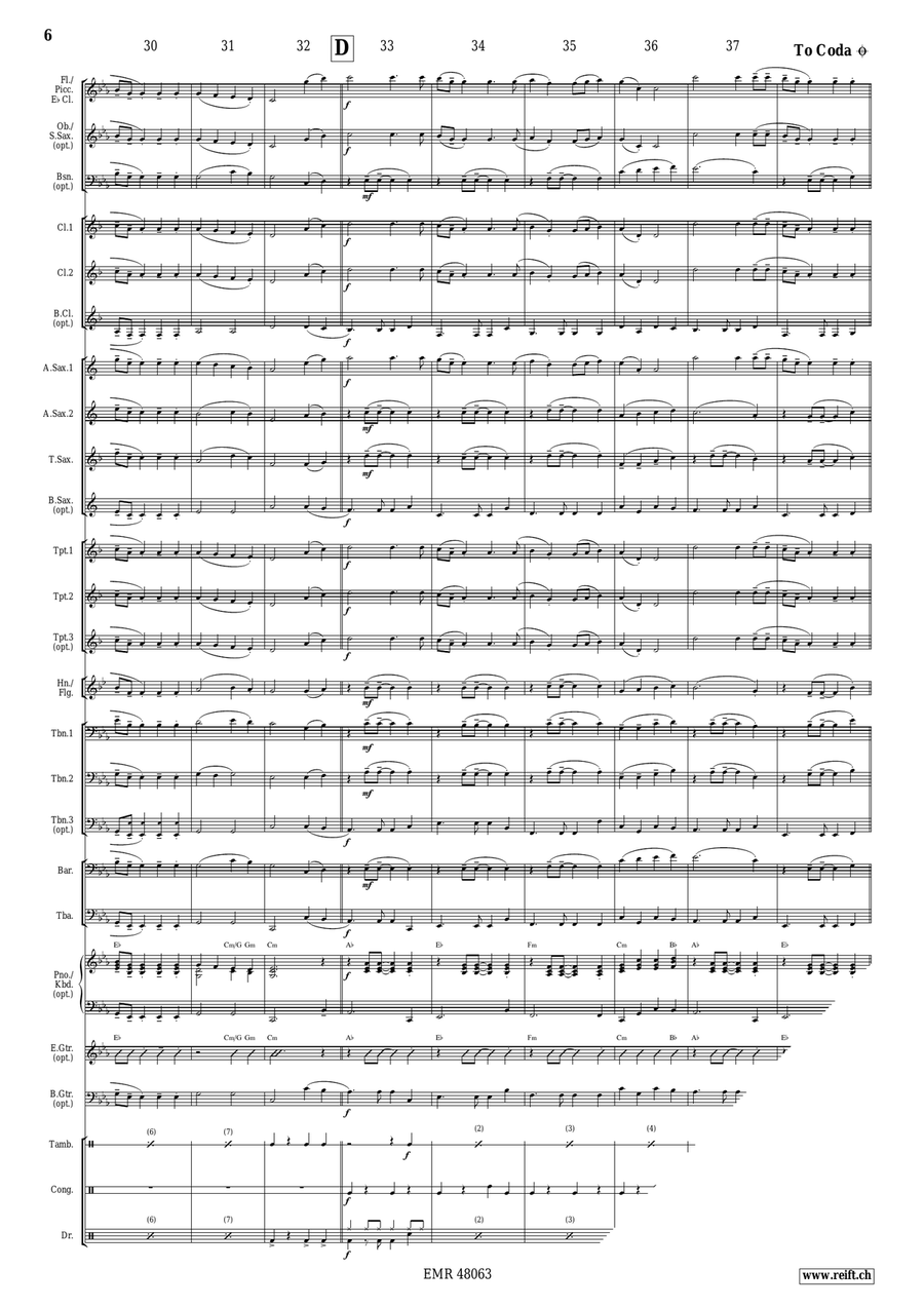 Wellerman Wellerman Concert Band scores gallery preview page 9