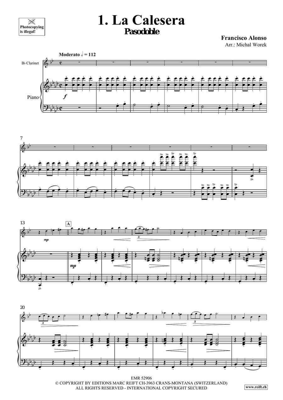 Around The World Volume 5 Clarinet Solo scores gallery preview page 5