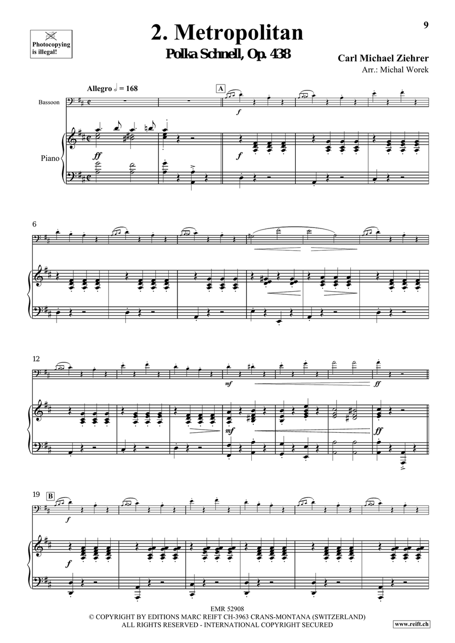 Around The World Volume 5 Bassoon Solo scores gallery preview page 7