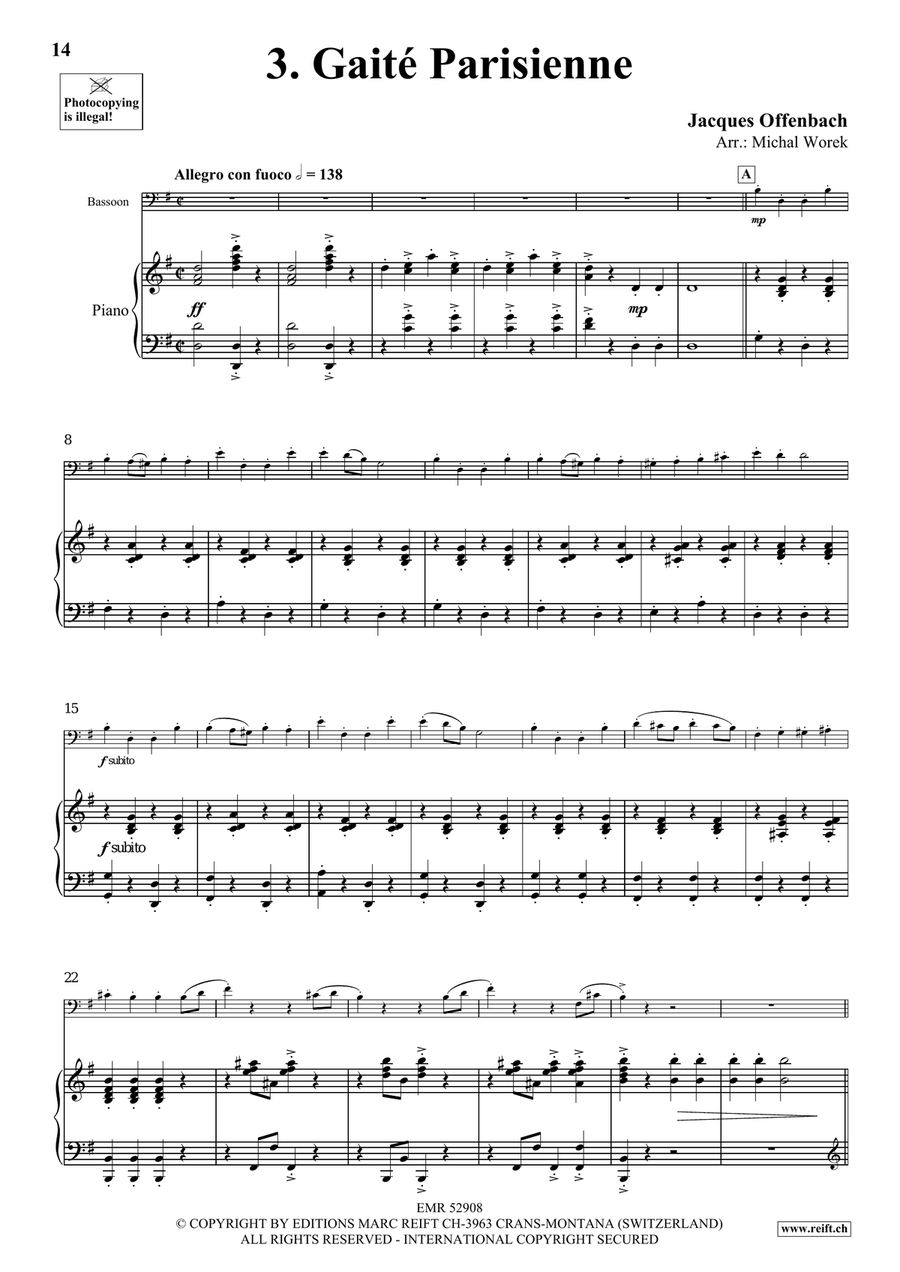 Around The World Volume 5 Bassoon Solo scores gallery preview page 9