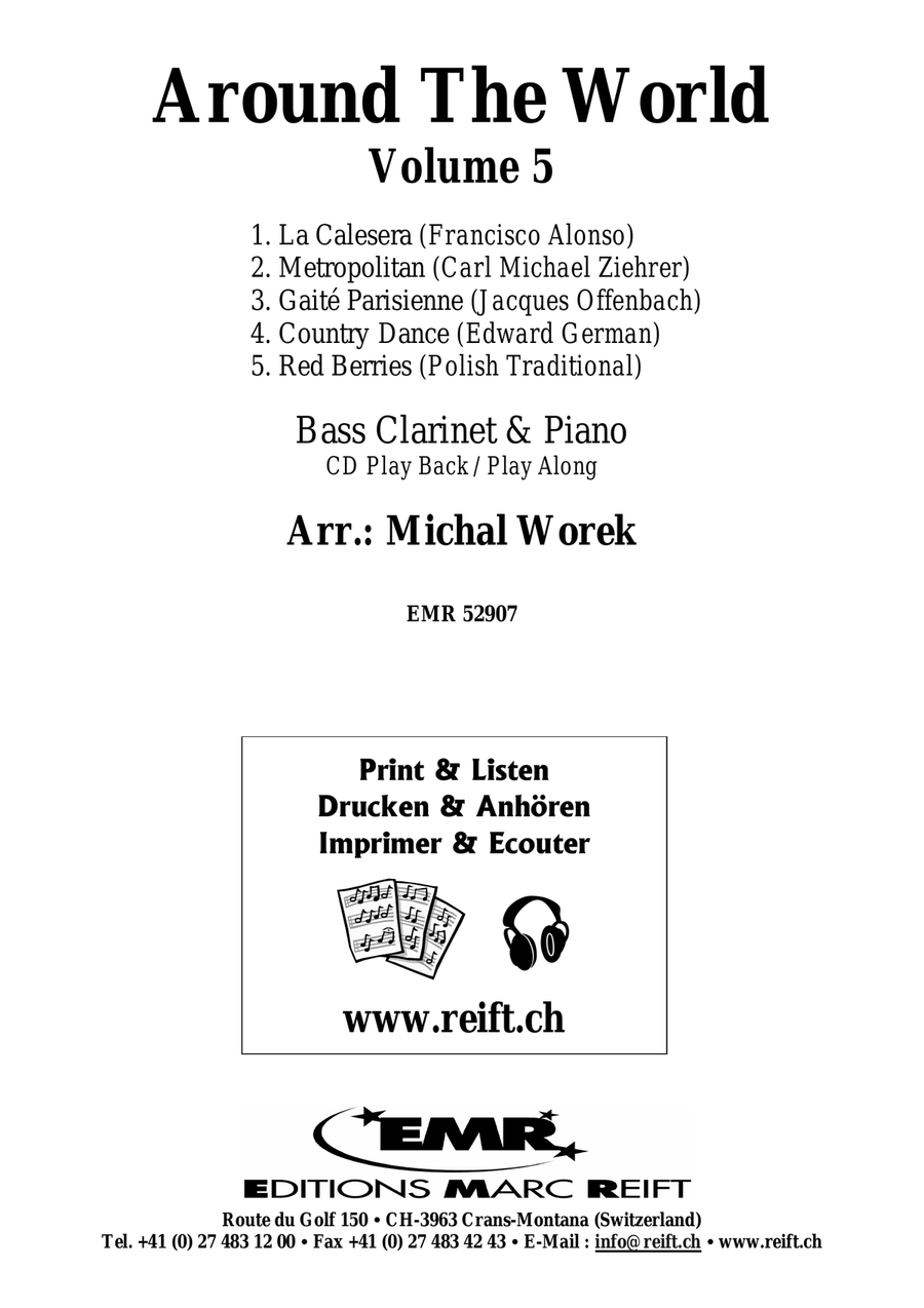 Around The World Volume 5 Bass Clarinet scores gallery preview page 2