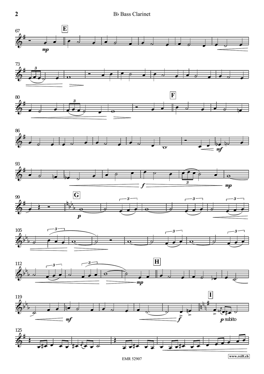 Around The World Volume 5 Bass Clarinet scores gallery preview page 5