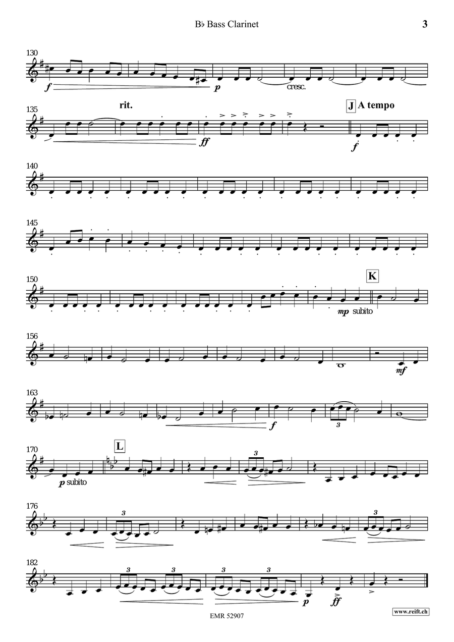 Around The World Volume 5 Bass Clarinet scores gallery preview page 6