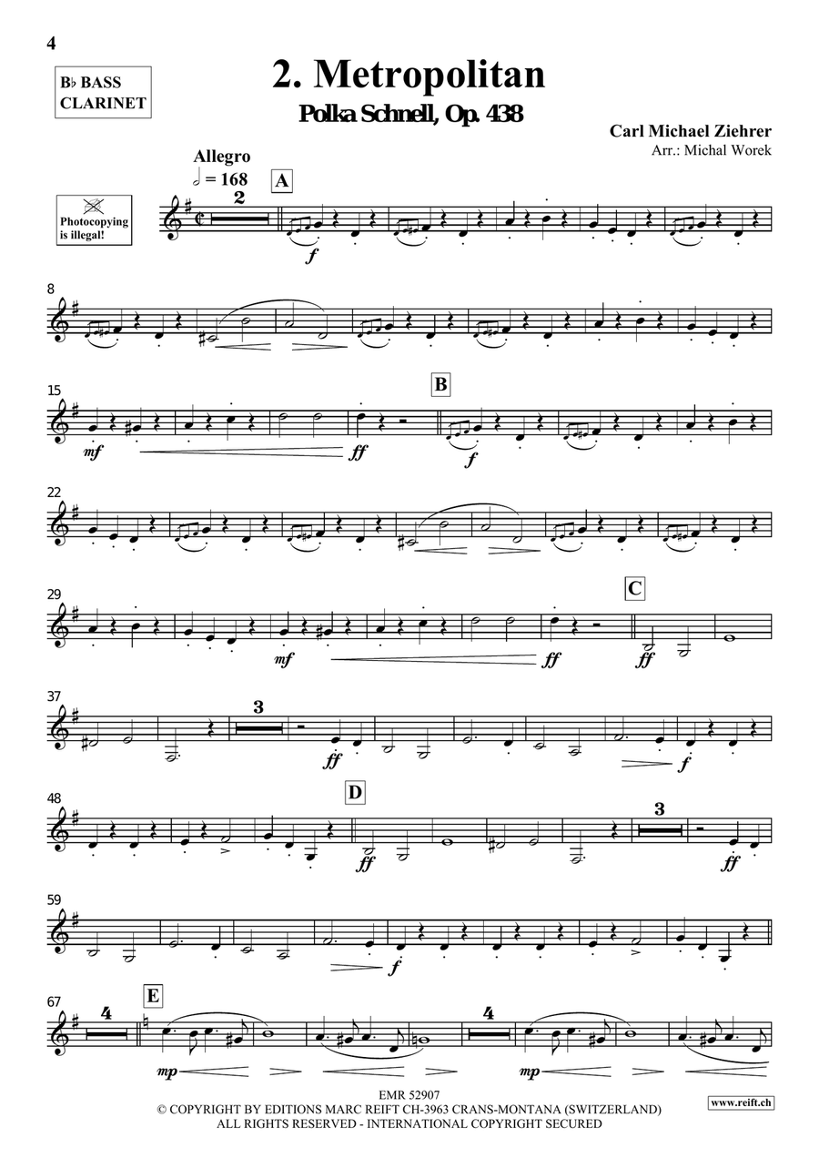 Around The World Volume 5 Bass Clarinet scores gallery preview page 7