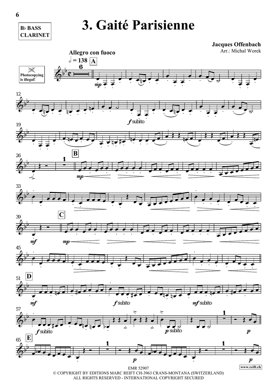 Around The World Volume 5 Bass Clarinet scores gallery preview page 9