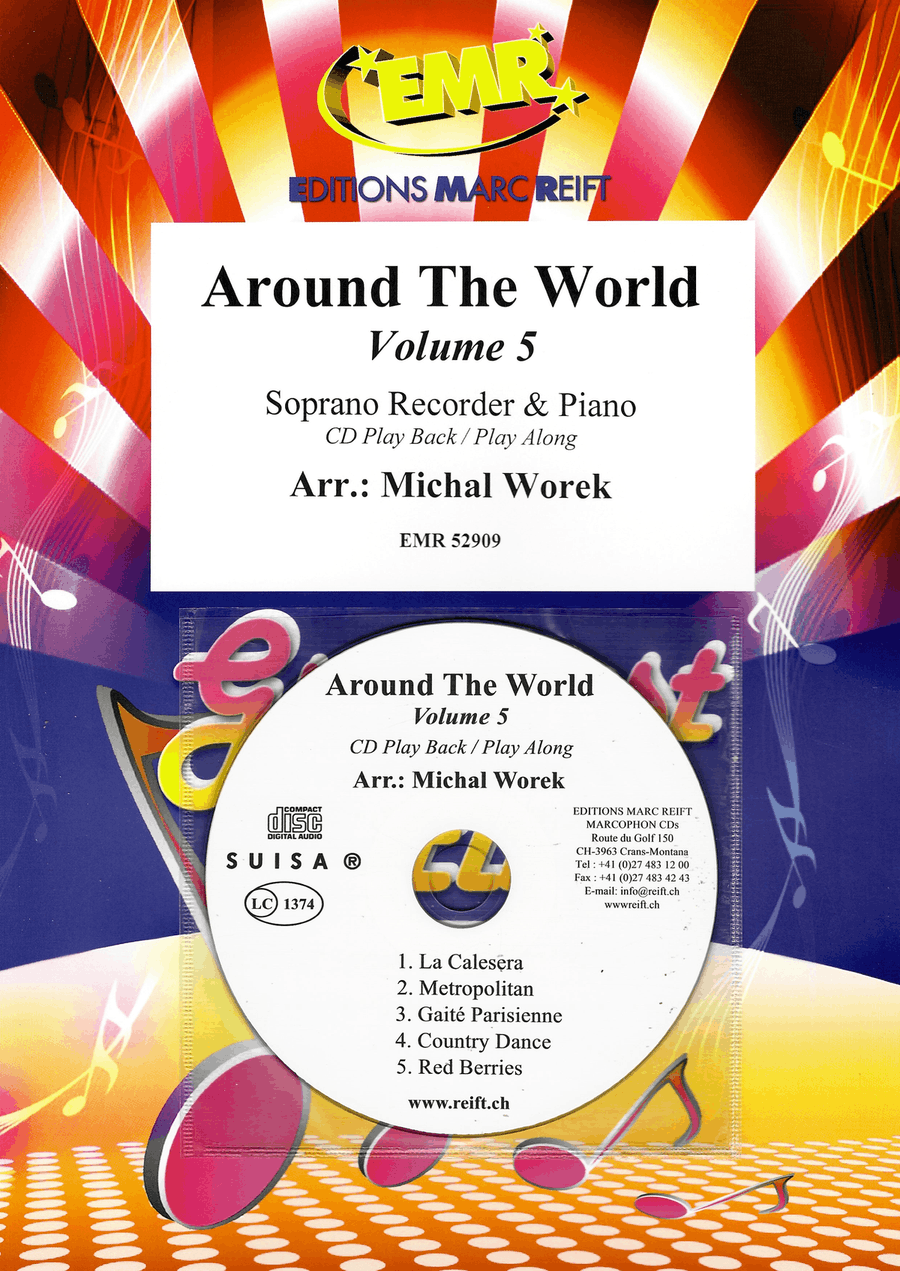 Around The World Volume 5 Soprano Recorder scores gallery preview page 1