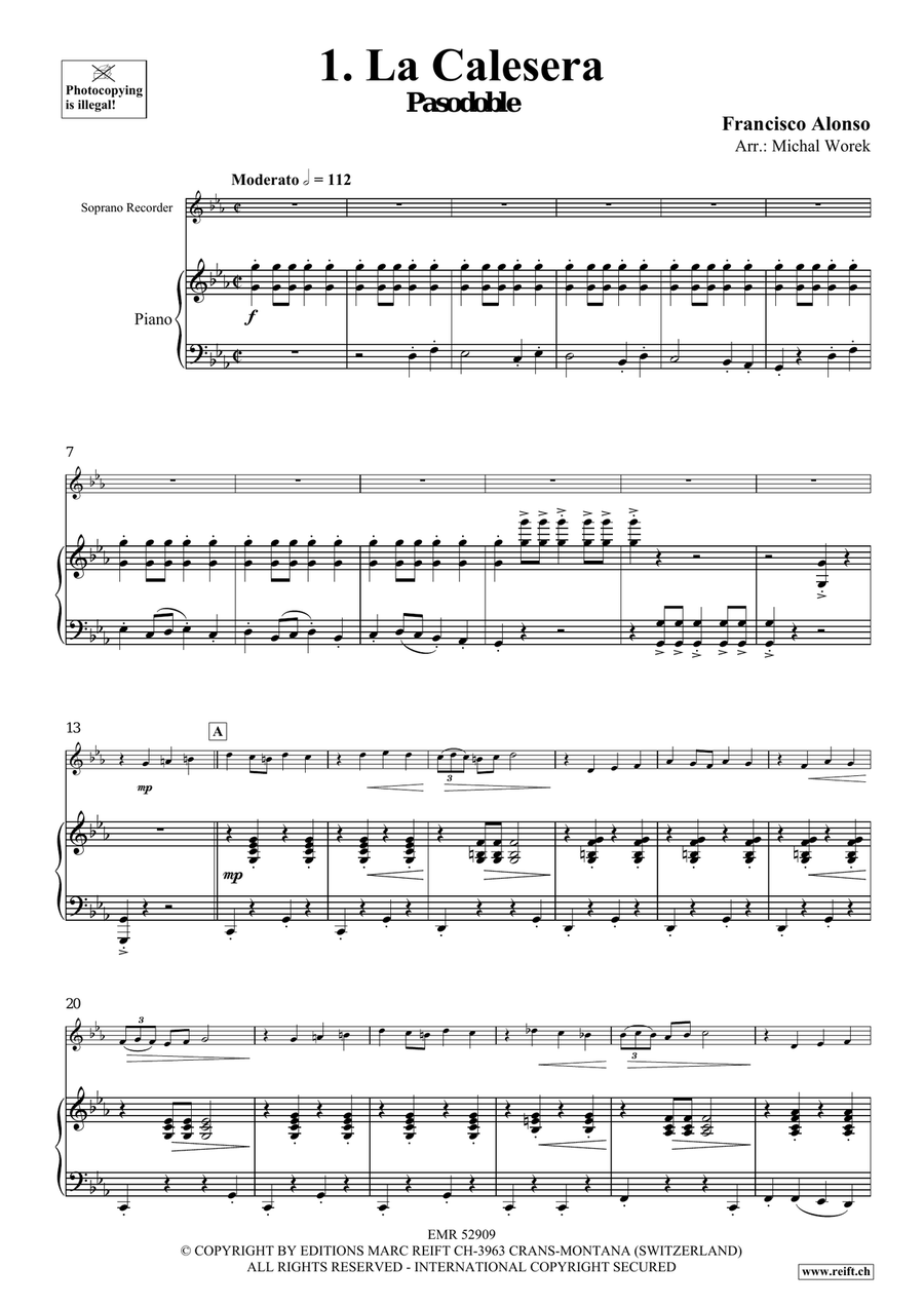 Around The World Volume 5 Soprano Recorder scores gallery preview page 5