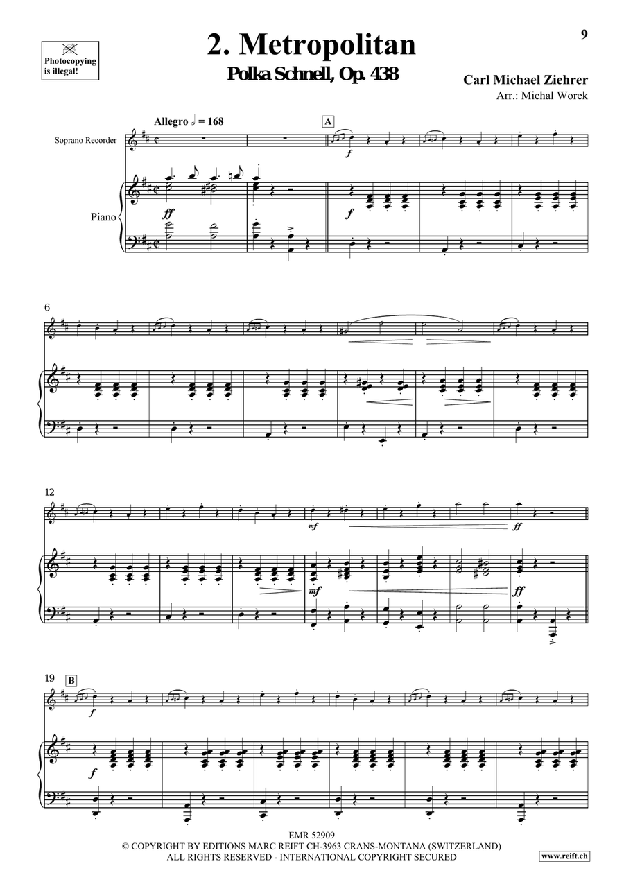 Around The World Volume 5 Soprano Recorder scores gallery preview page 7