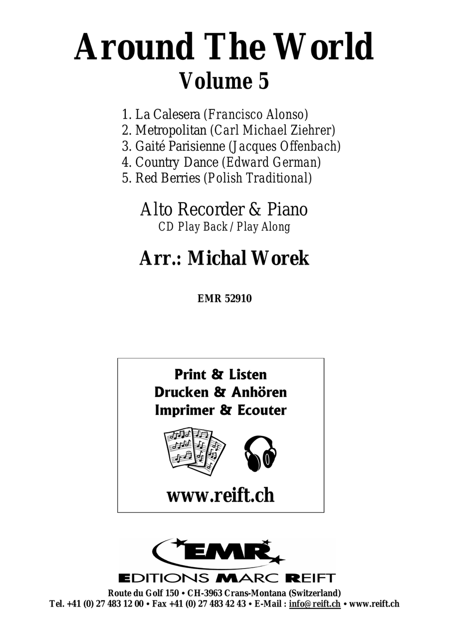 Around The World Volume 5 Alto Recorder scores gallery preview page 2