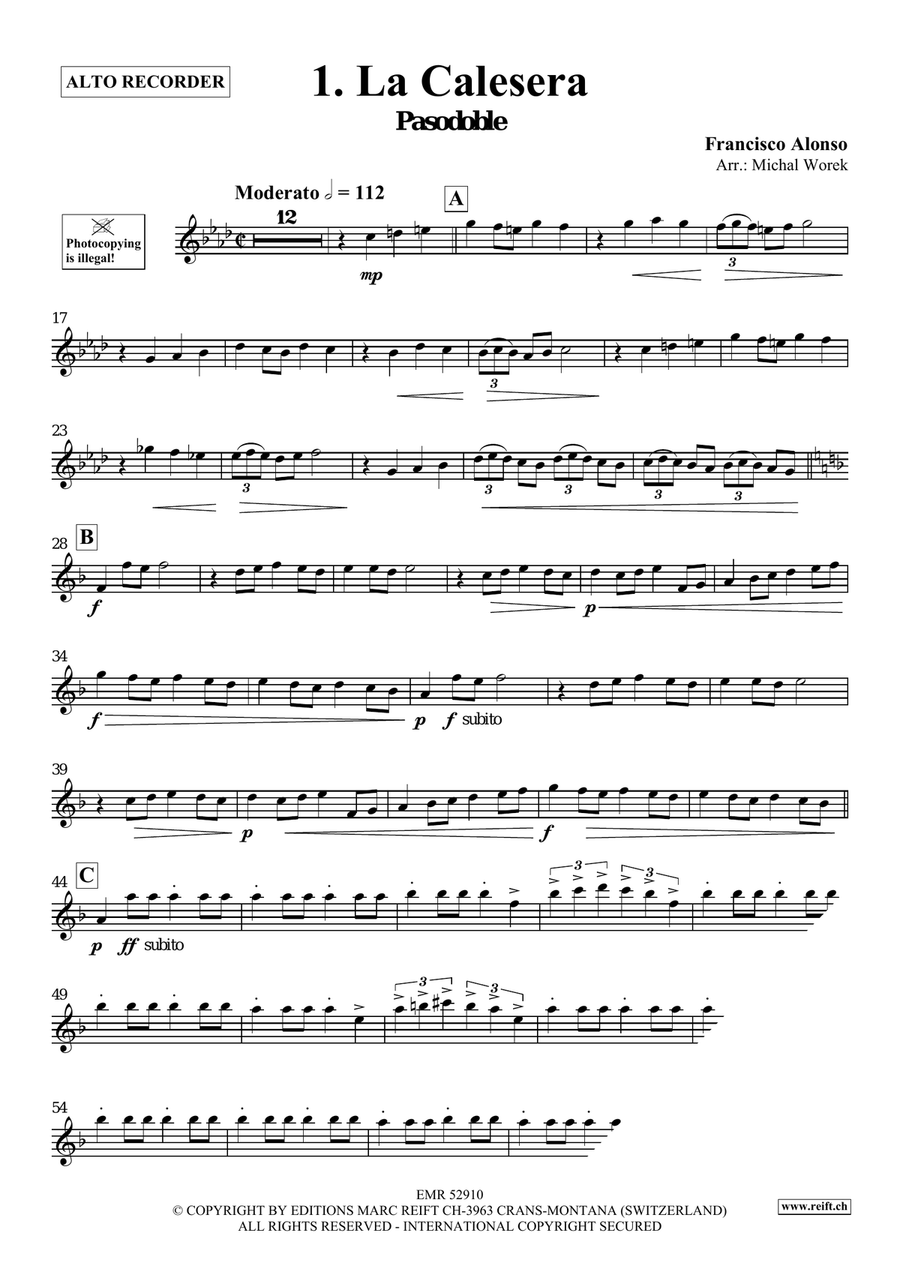 Around The World Volume 5 Alto Recorder scores gallery preview page 4