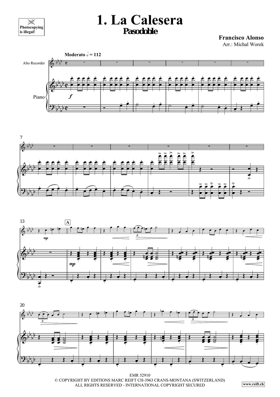 Around The World Volume 5 Alto Recorder scores gallery preview page 5