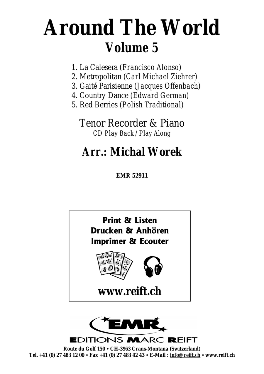 Around The World Volume 5 Tenor Recorder scores gallery preview page 2