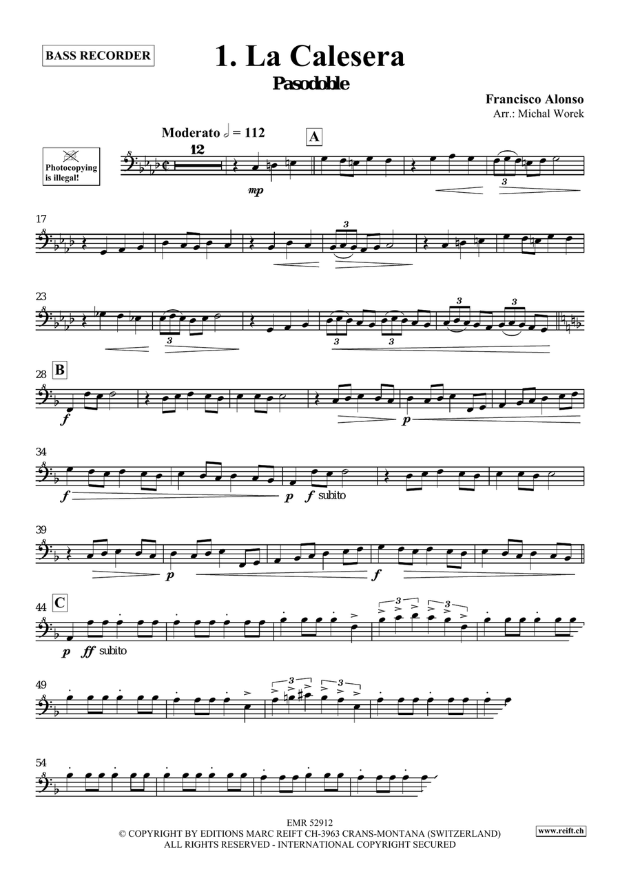 Around The World Volume 5 Bass Recorder scores gallery preview page 4