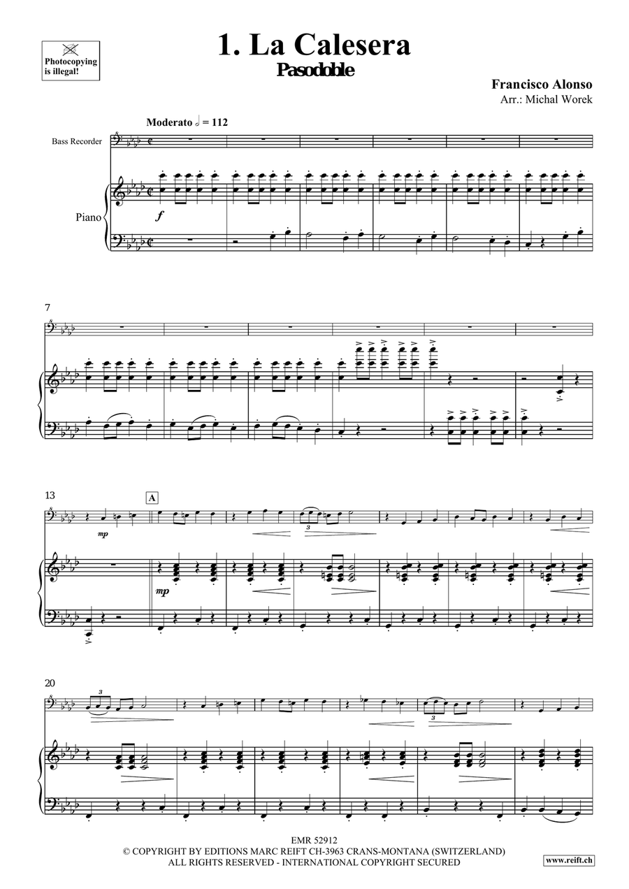 Around The World Volume 5 Bass Recorder scores gallery preview page 5