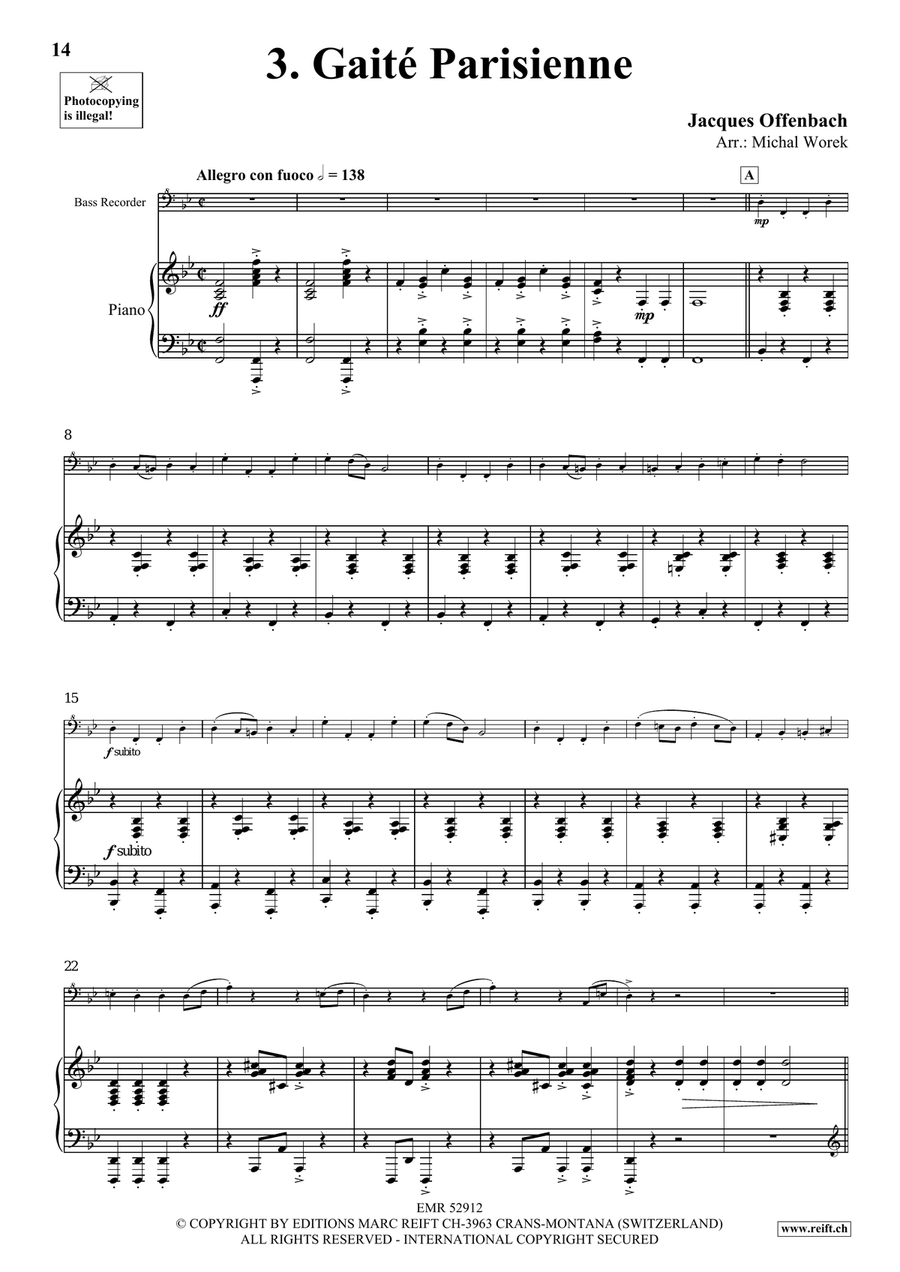 Around The World Volume 5 Bass Recorder scores gallery preview page 9