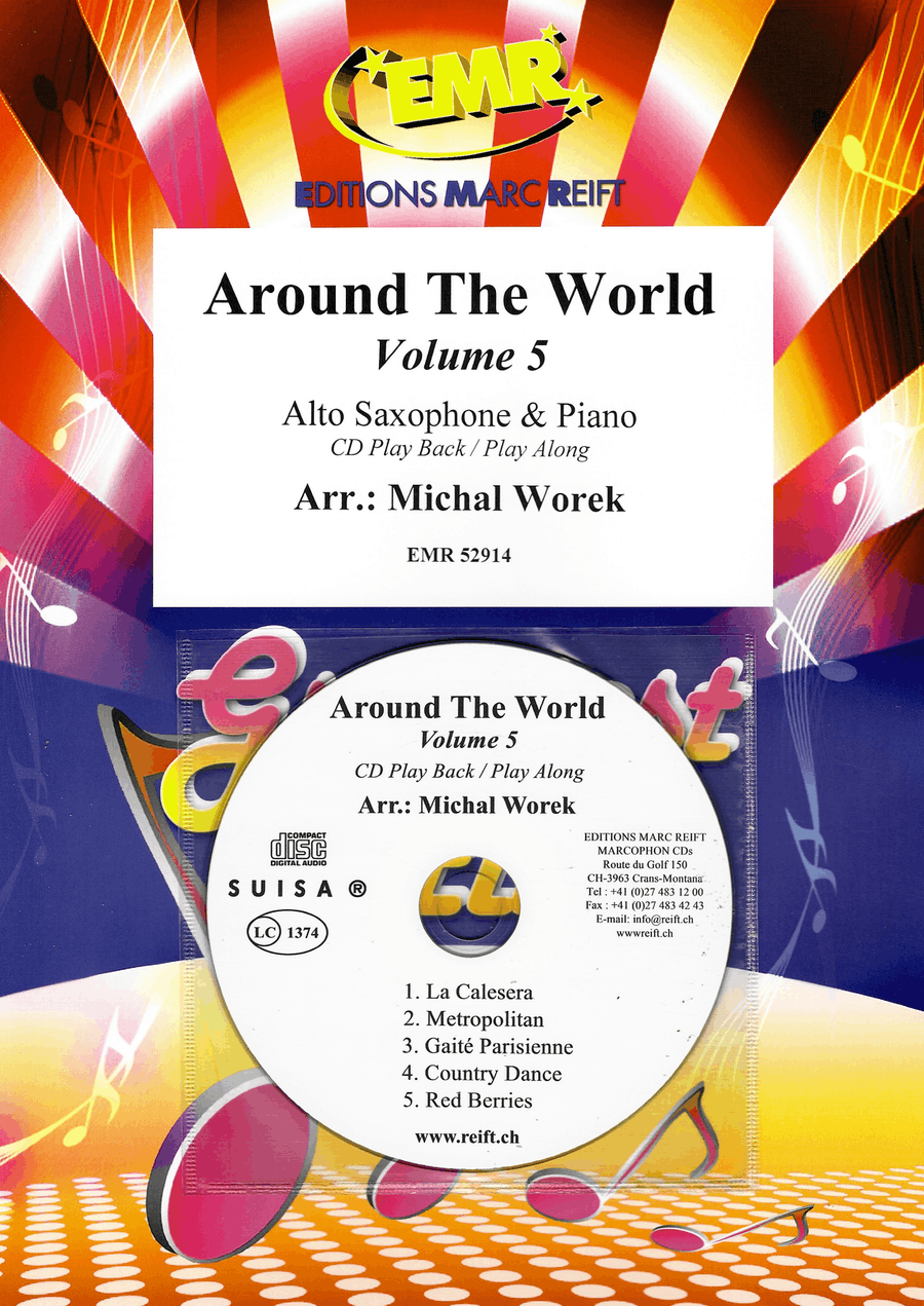 Around The World Volume 5 Alto Saxophone scores gallery preview page 1
