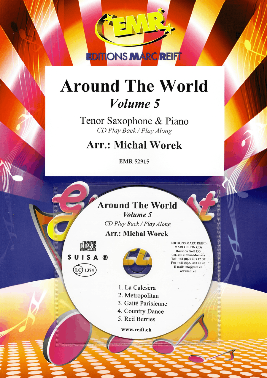 Around The World Volume 5 Tenor Saxophone scores gallery preview page 1