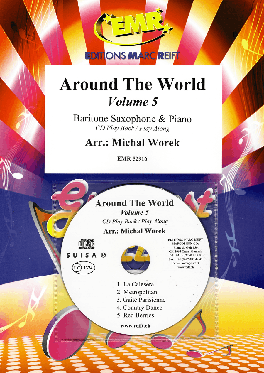 Around The World Volume 5 Baritone Saxophone scores gallery preview page 1