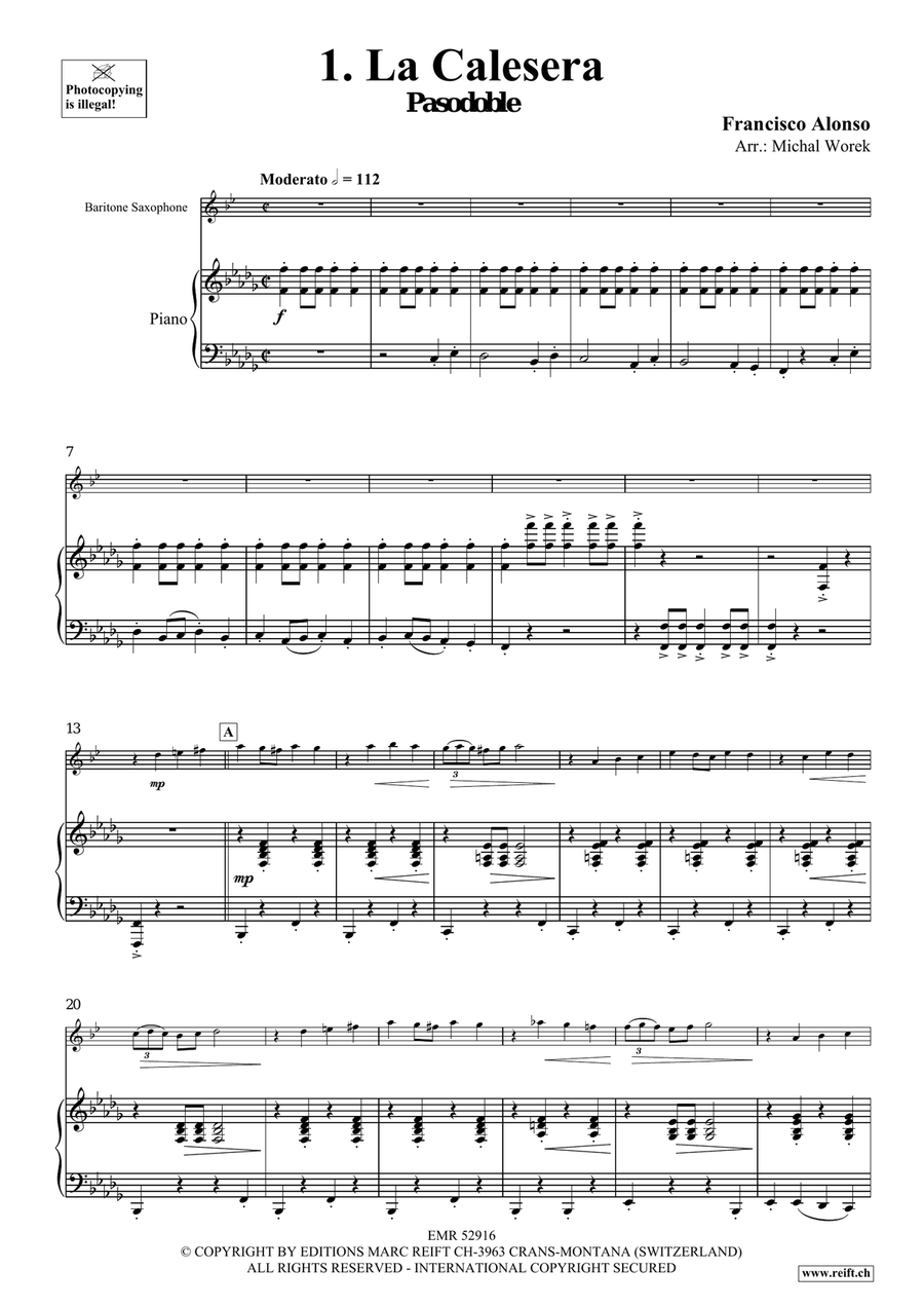 Around The World Volume 5 Baritone Saxophone scores gallery preview page 5