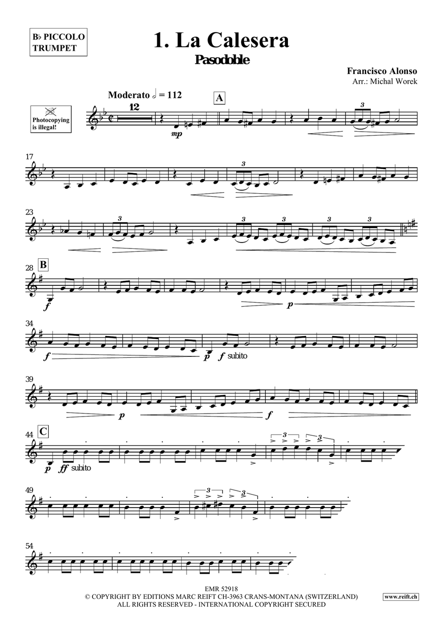 Around The World Volume 5 Piccolo Trumpet scores gallery preview page 4
