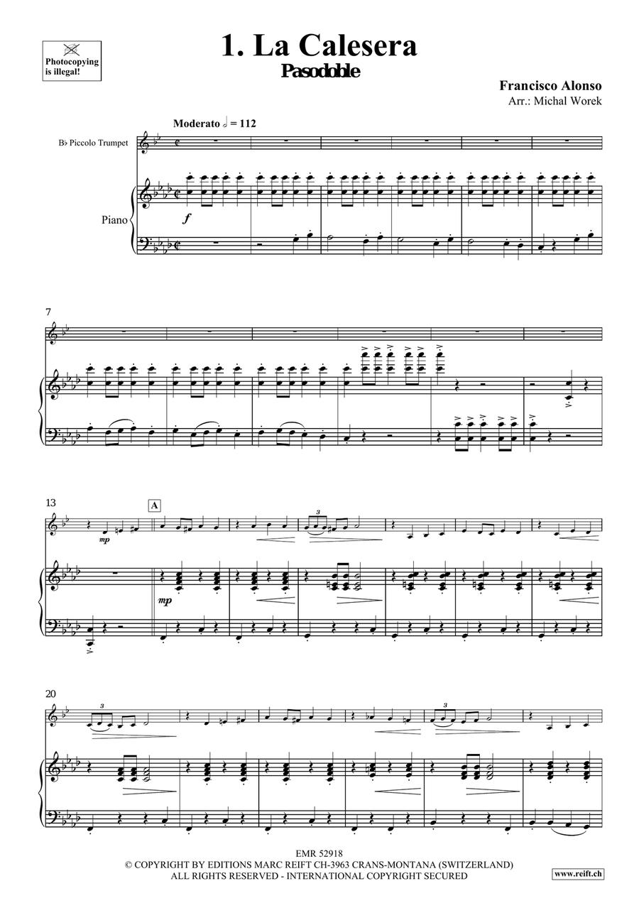 Around The World Volume 5 Piccolo Trumpet scores gallery preview page 5