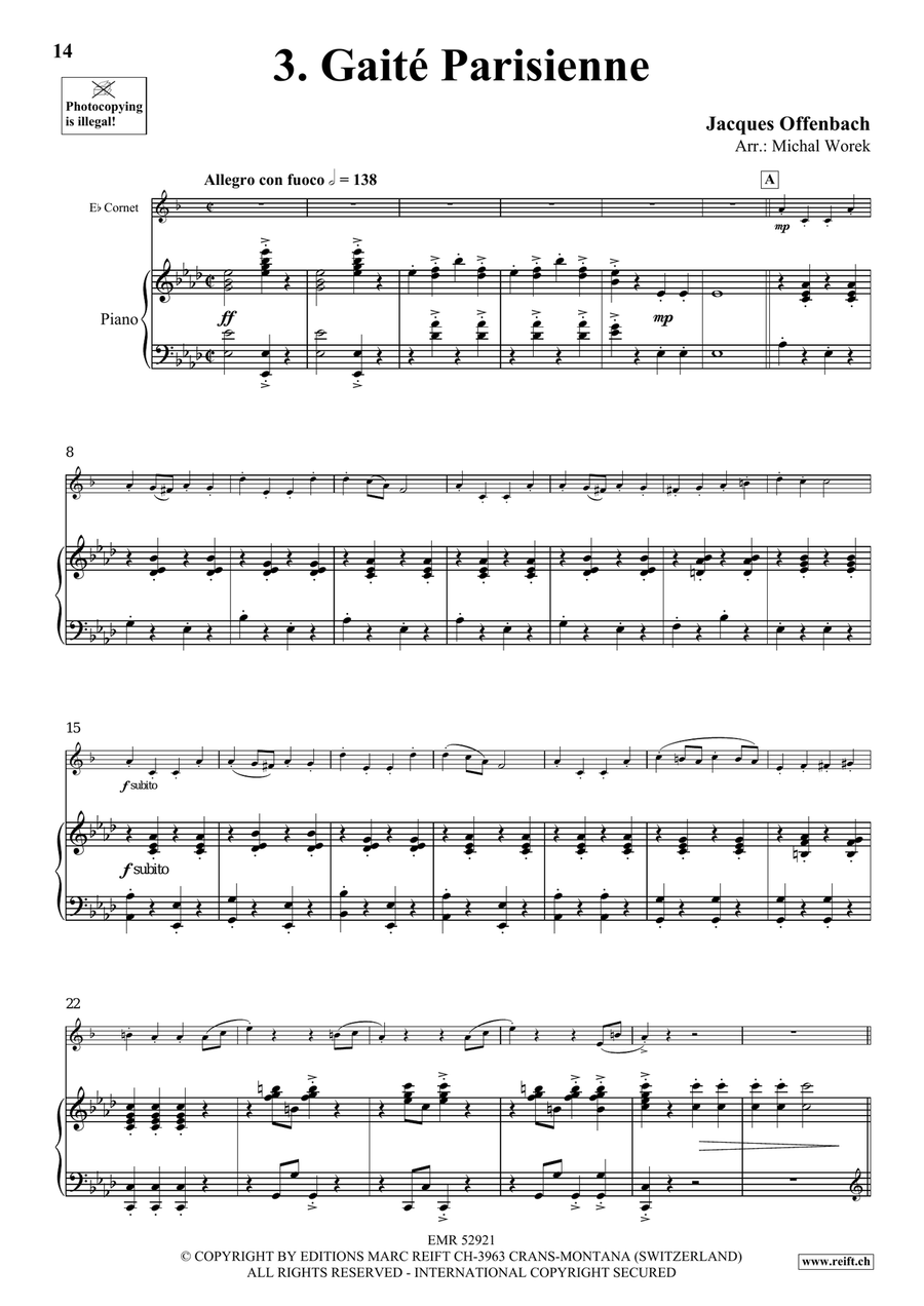 Around The World Volume 5 Cornet scores gallery preview page 9