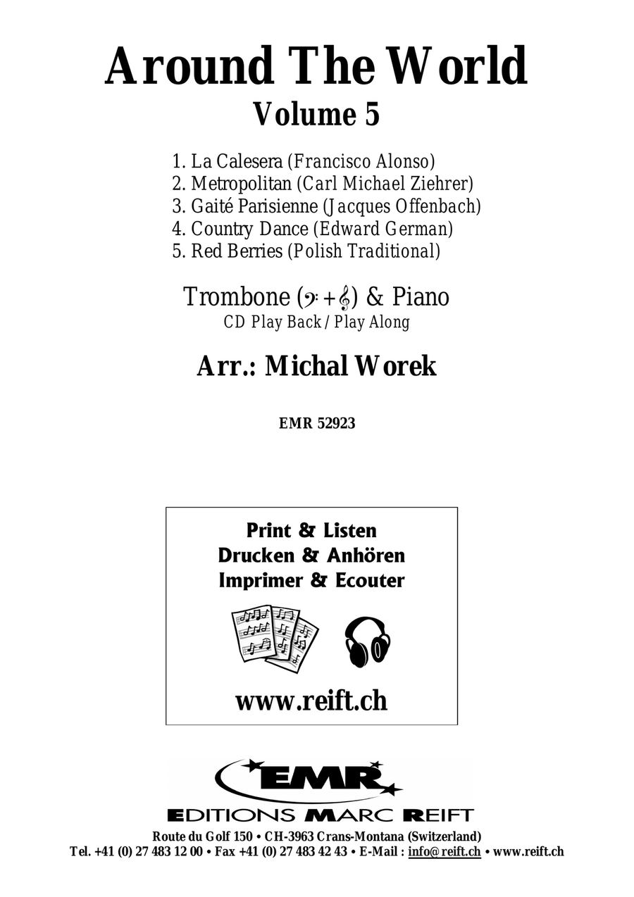 Around The World Volume 5 Piano Accompaniment scores gallery preview page 2