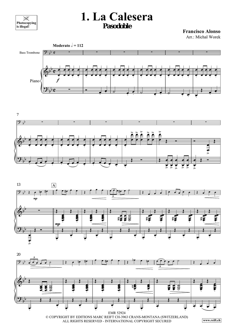 Around The World Volume 5 Trombone scores gallery preview page 5