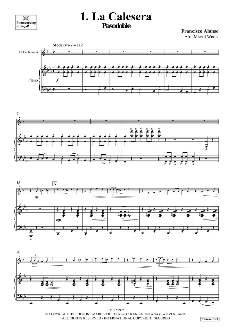 Around The World Volume 5 Euphonium scores gallery preview page 5