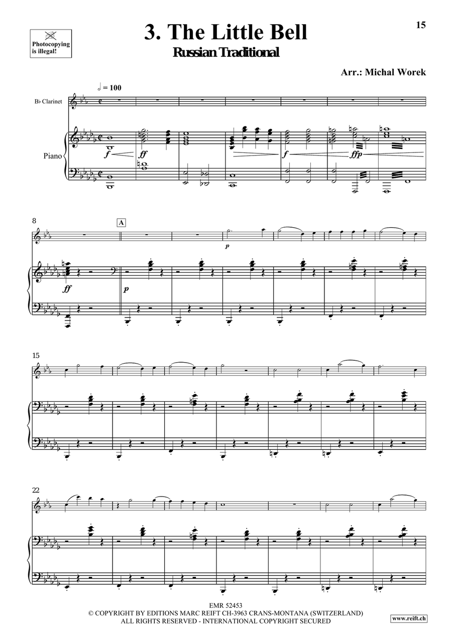 Around The World Volume 3 Clarinet Solo scores gallery preview page 9