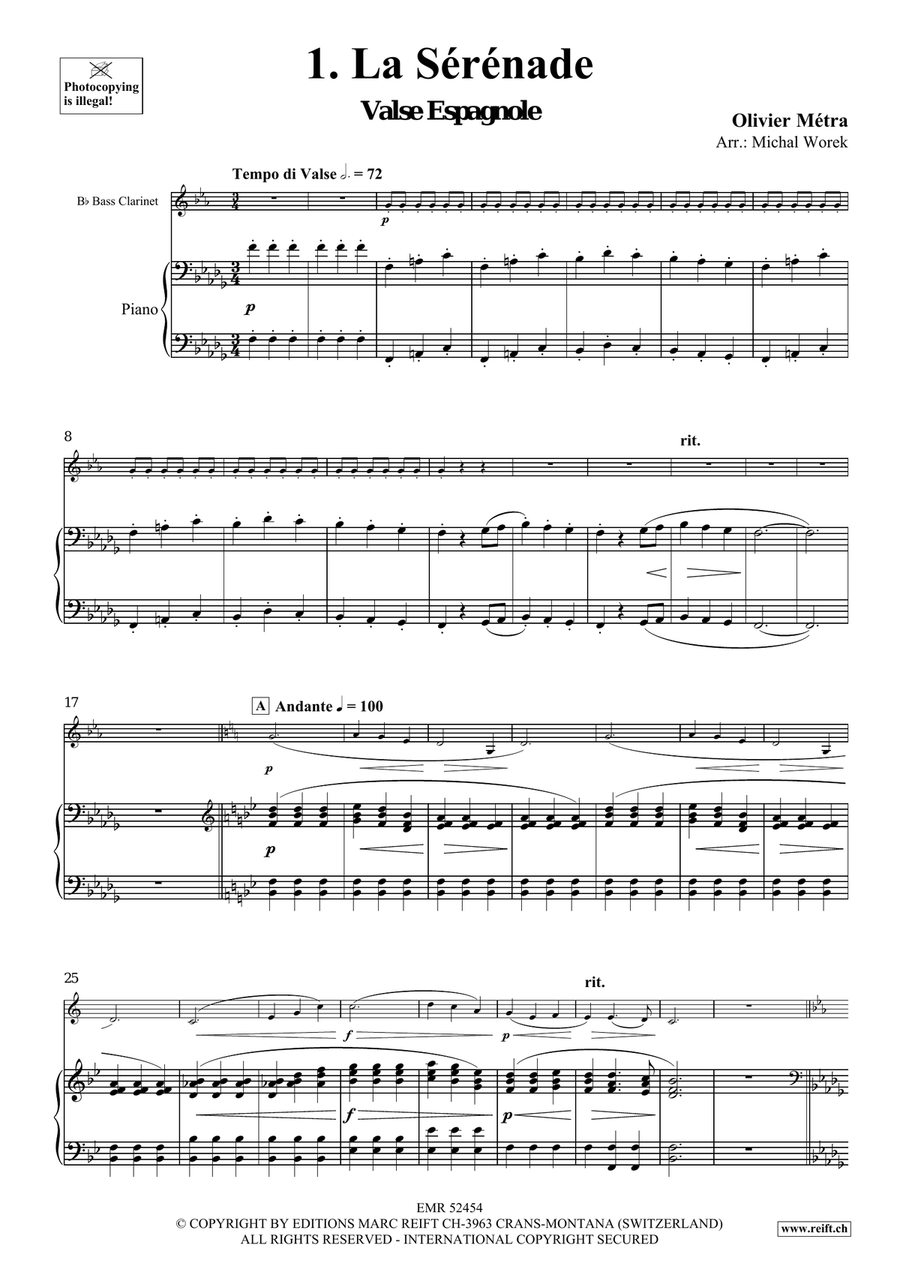 Around The World Volume 3 Bass Clarinet scores gallery preview page 5