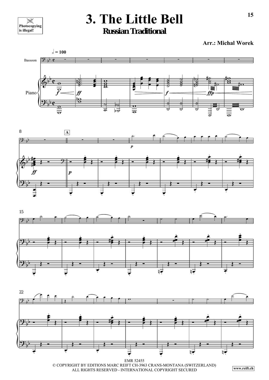 Around The World Volume 3 Bassoon Solo scores gallery preview page 9